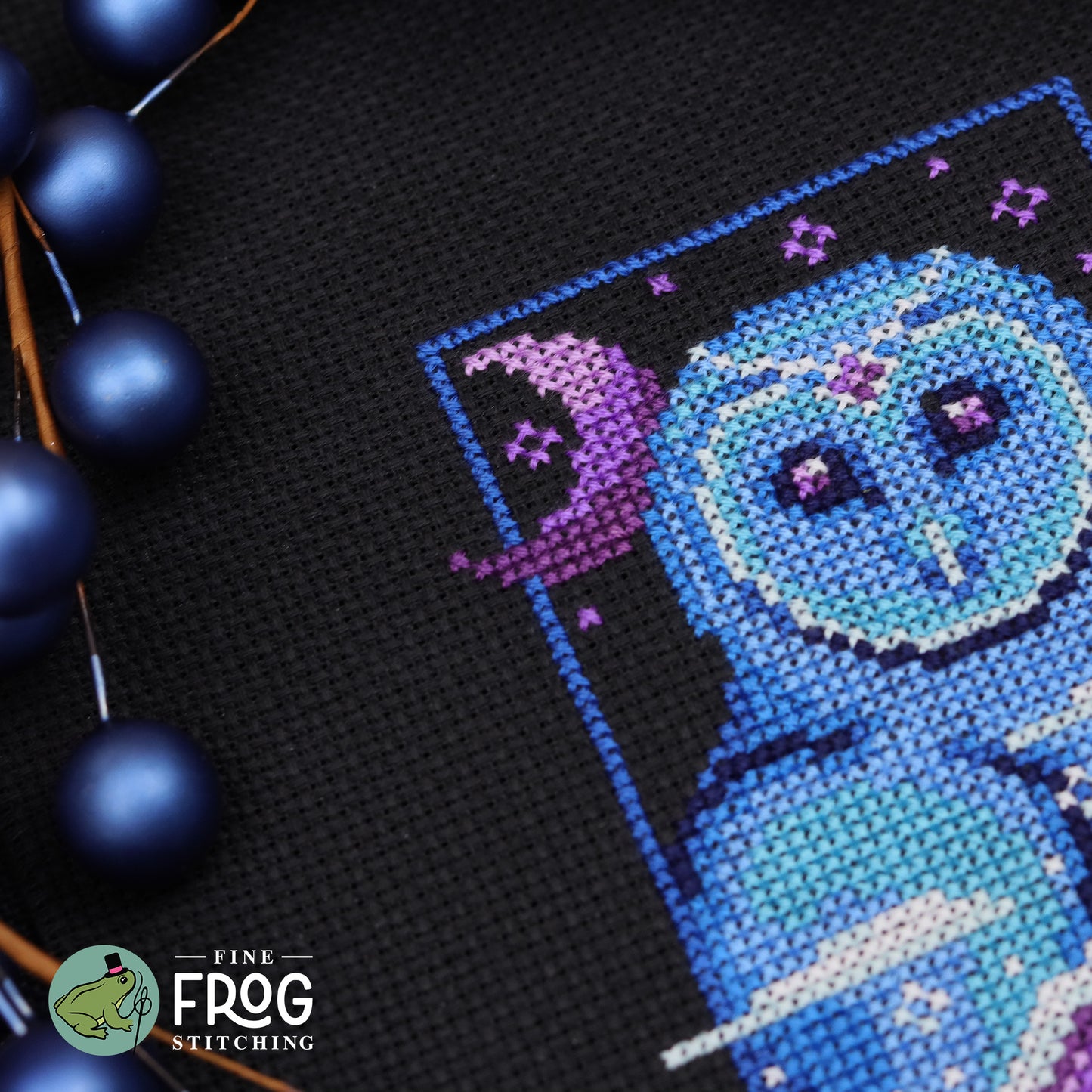 Winter Night Watcher - Owl Winter Animal Yule Cross Stitch Pattern PDF