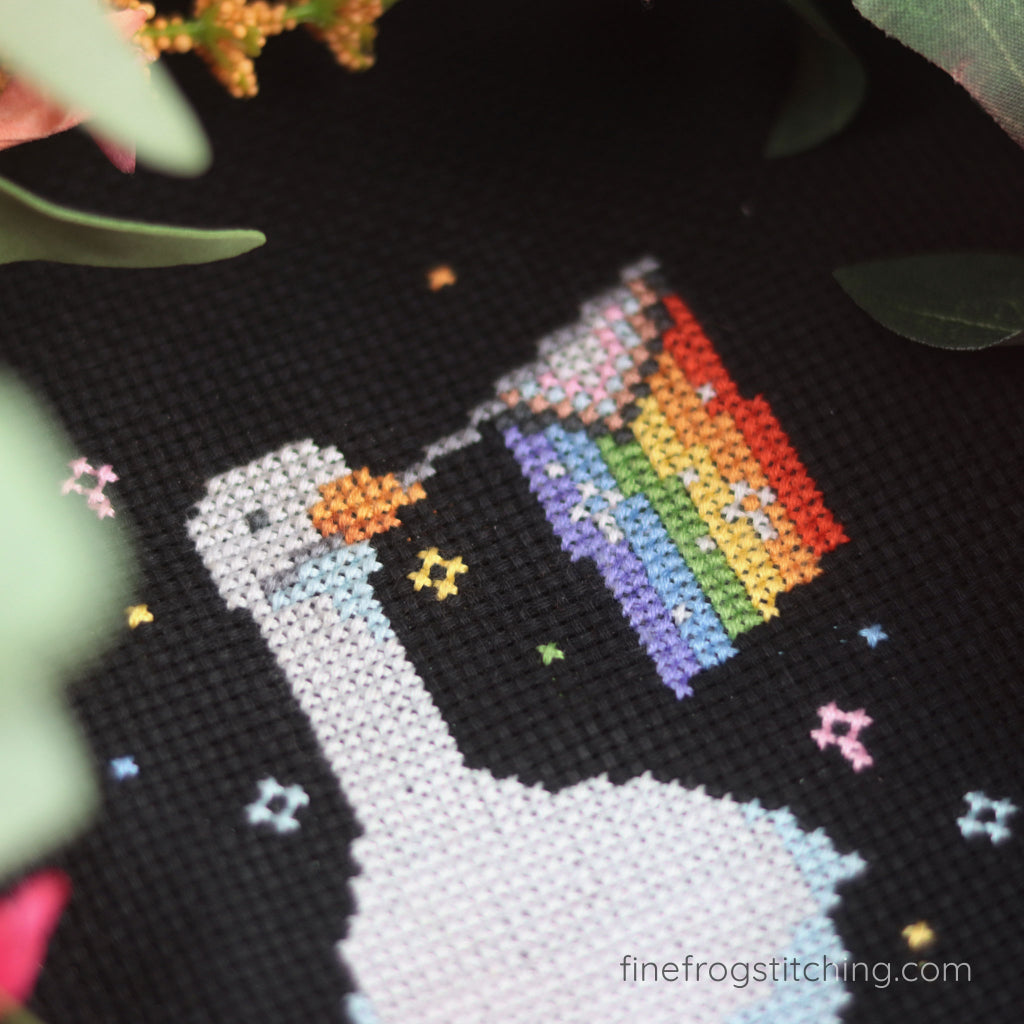 Progress Goose - Gay Pride Goose Cross Stitch Pattern PDF
