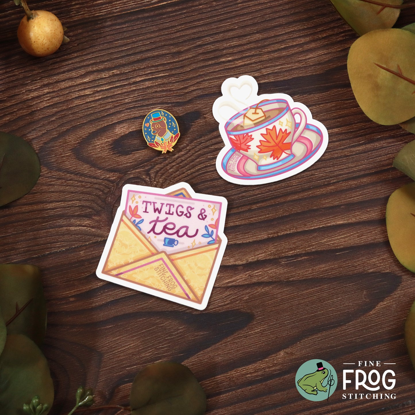 PRESALE BUNDLES ⭐️ Twigs and Tea SAL - Autumn Tea Party Stitchalong Cross Stitch Pattern PDF