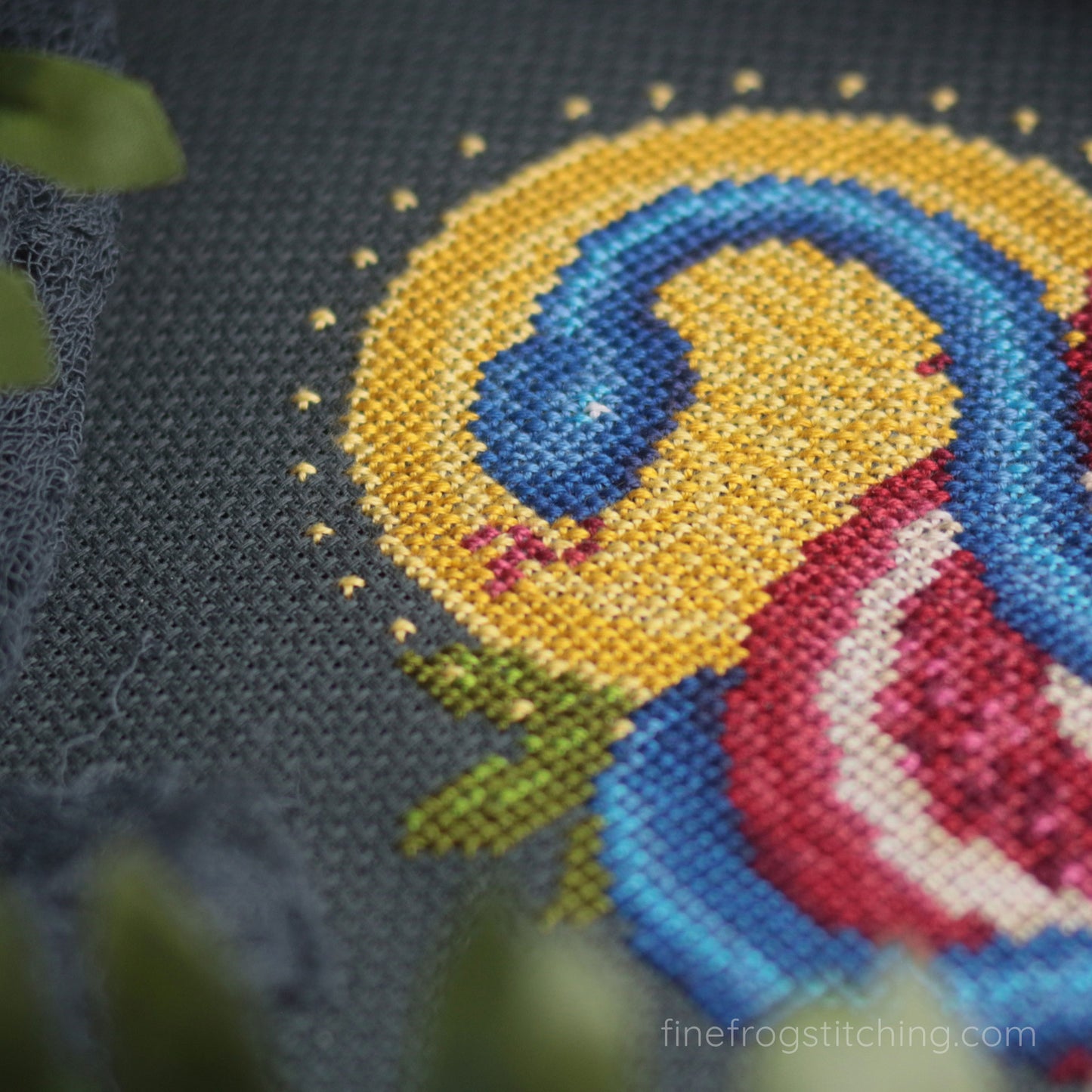 Snake And Pomegranate - Snake Tarot Witchy Pomegranate Cross Stitch Pattern PDF