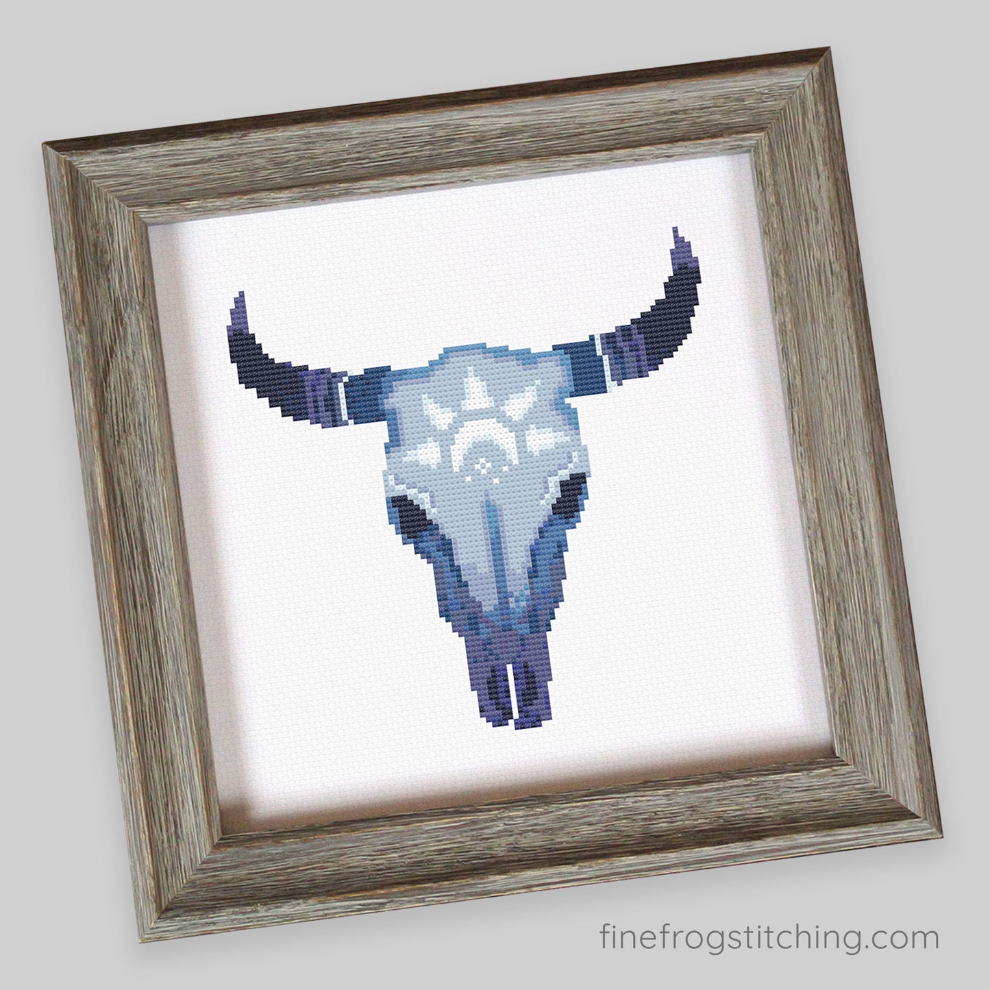 Moonrise Steer - PDF magical cross stitch pattern