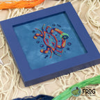 Summer Beach Crab Cross Stitch Pattern Pdf Ocean Nautical Cute Shrimp Crescent Crab Stitched Detail 1