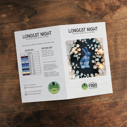 Longest Night - Small Printed Chart (Wholesale 5-pack)