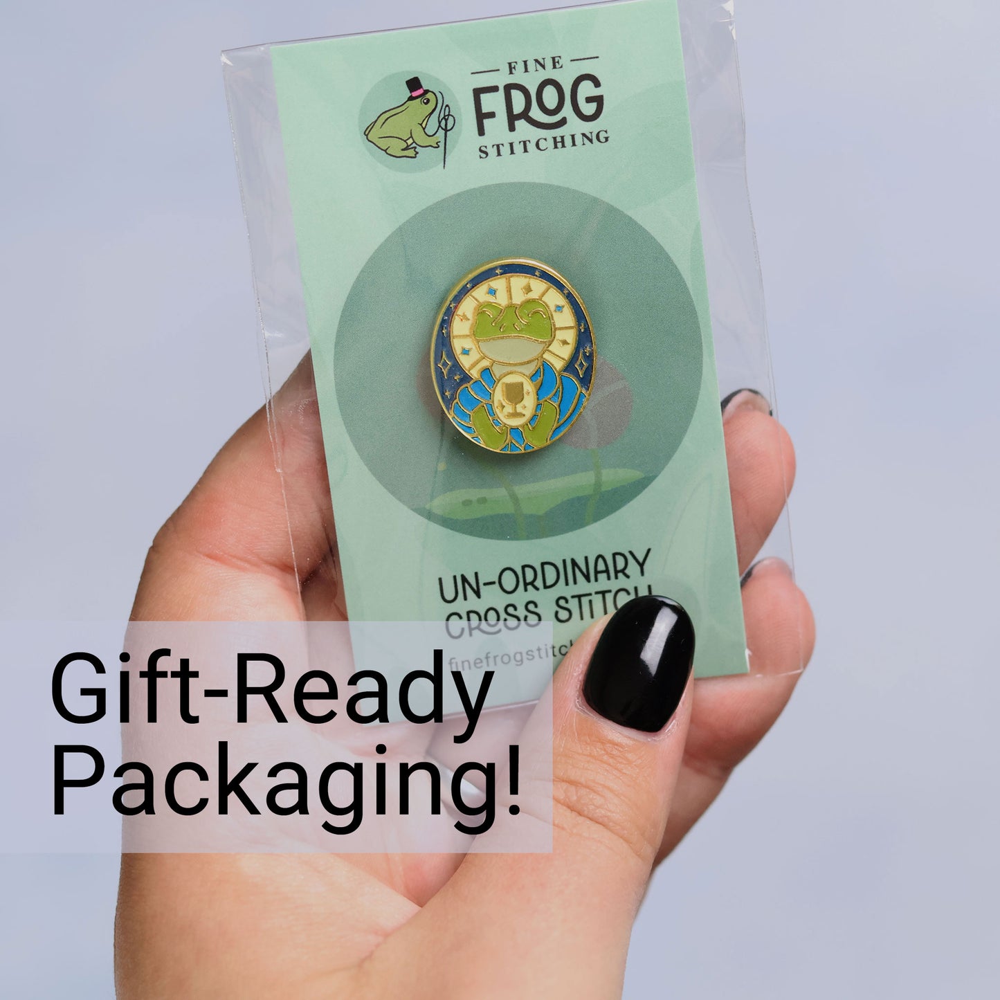 Strawberry Goose Witch Needleminder - Magnetic Cross Stitch Needle Holder