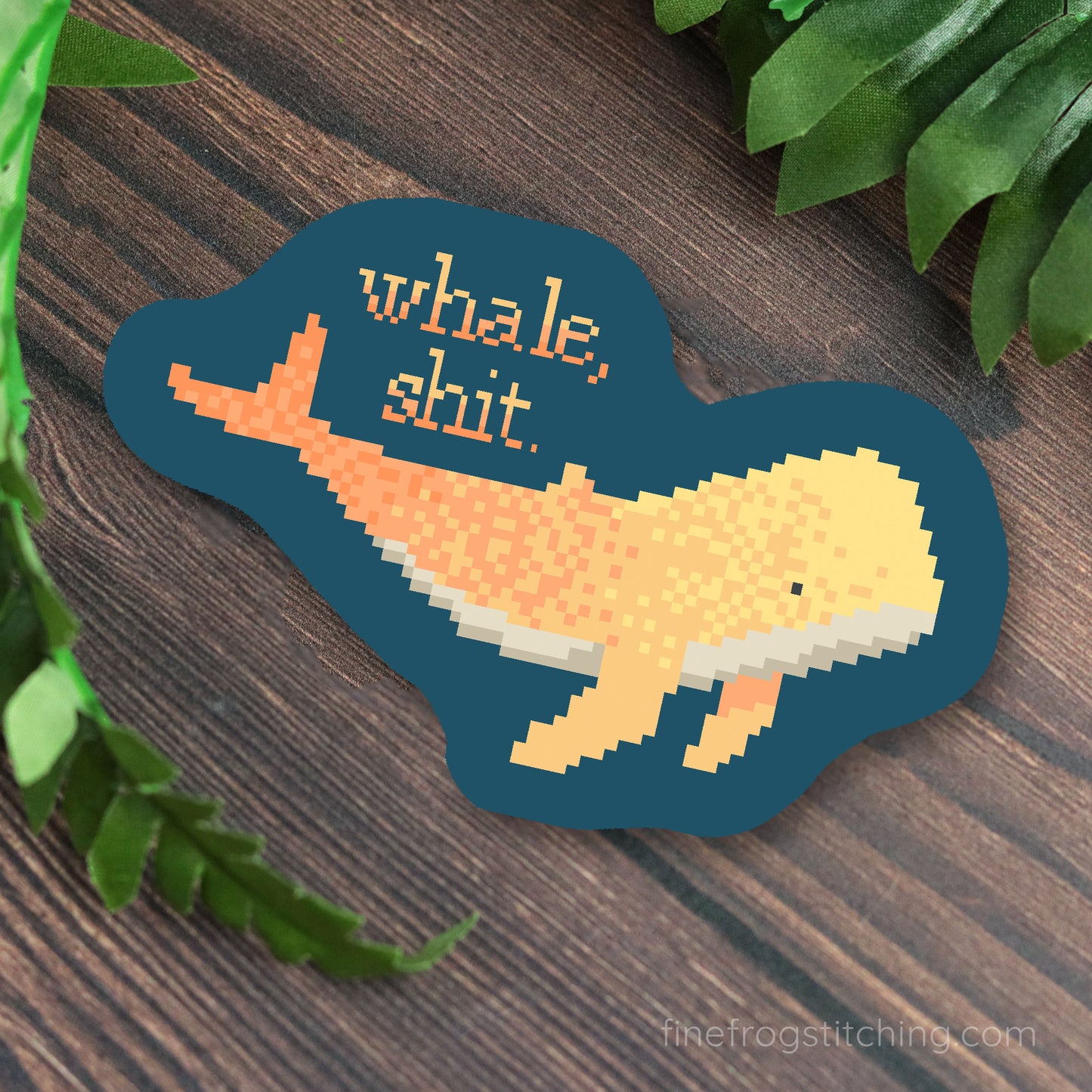 "Whale, Shit" Whale 2.5" Vinyl Sticker