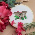 Box Turtle - Spring Flower Turtle Cross Stitch Pattern PDF